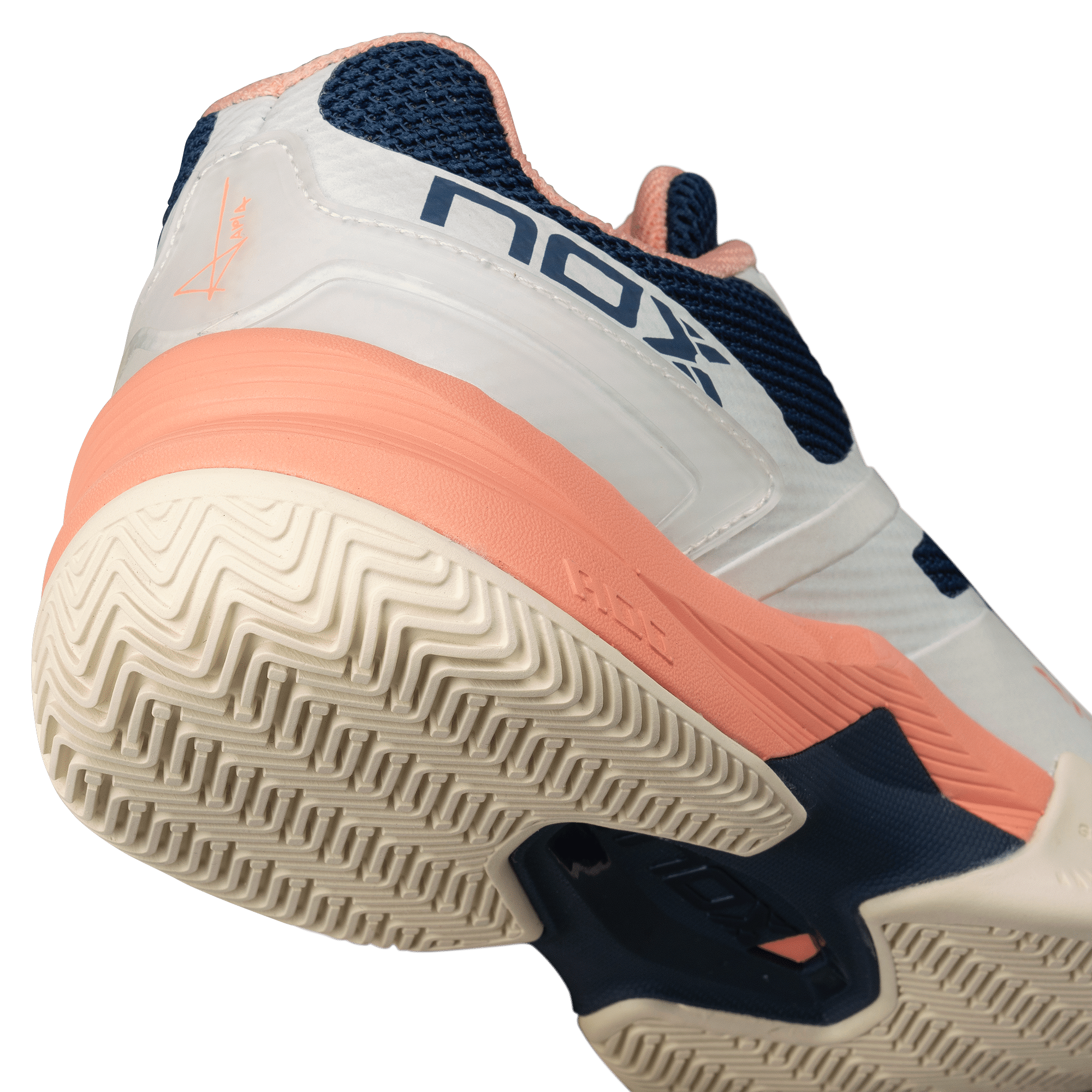 AT10 PRO Basket chaussures de padel NOX beige / rose – Image 7