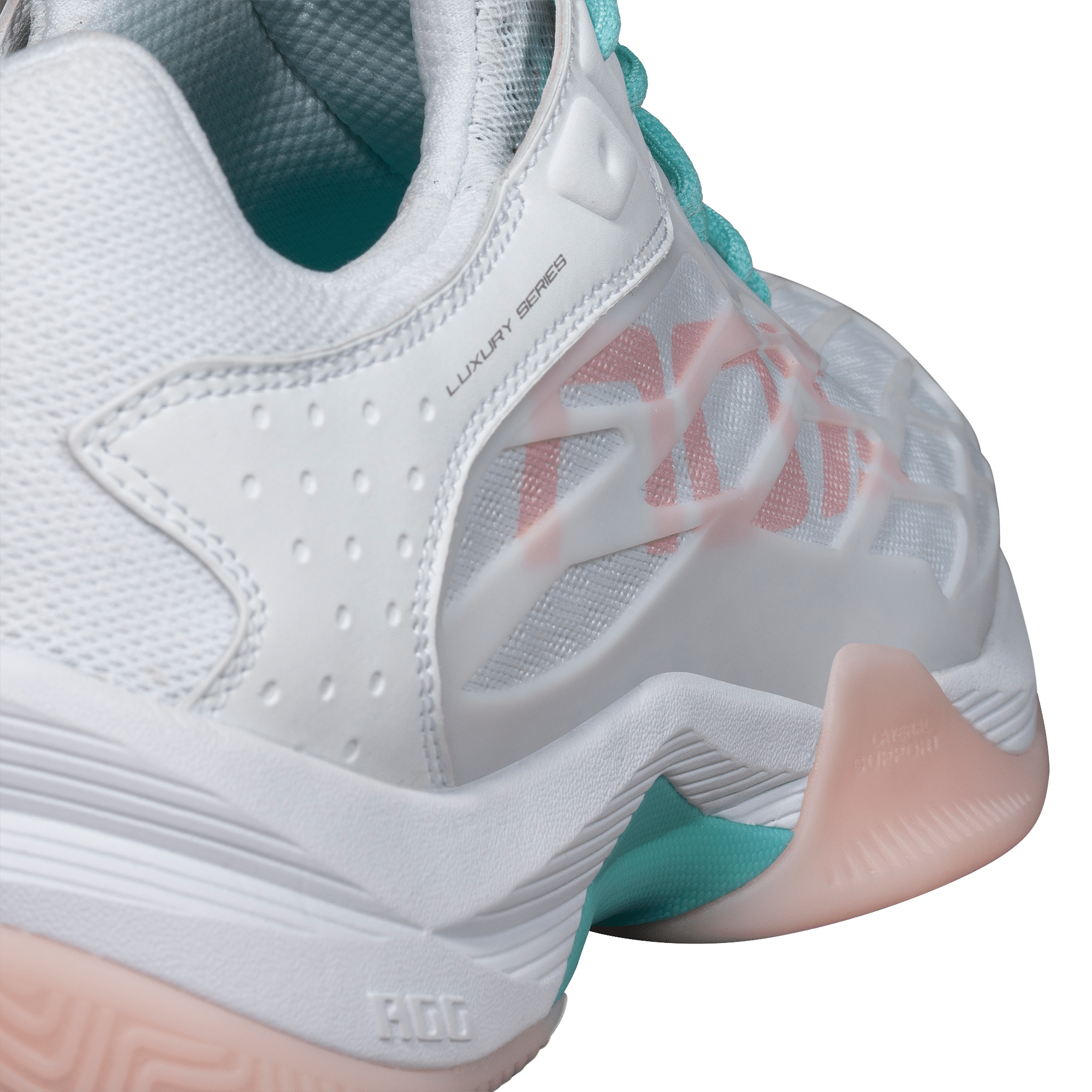 AT10 Basket chaussures de padel NOX blanc / rose poudrée – Image 4