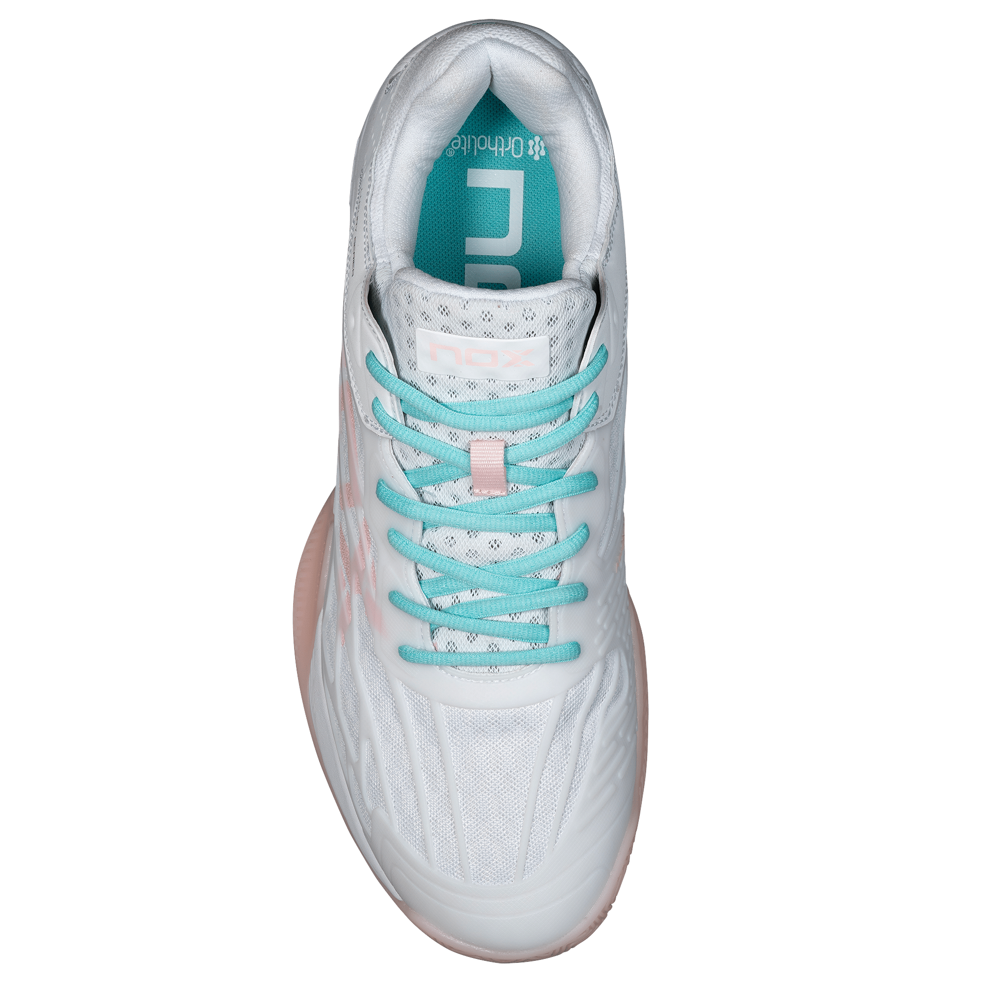 AT10 Basket chaussures de padel NOX blanc / rose poudrée – Image 8