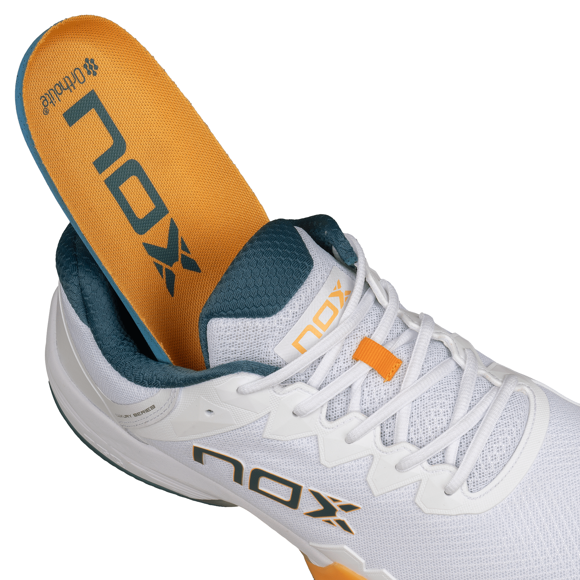 ML10 Basket chaussures de padel NOX blanc / abricot – Image 5