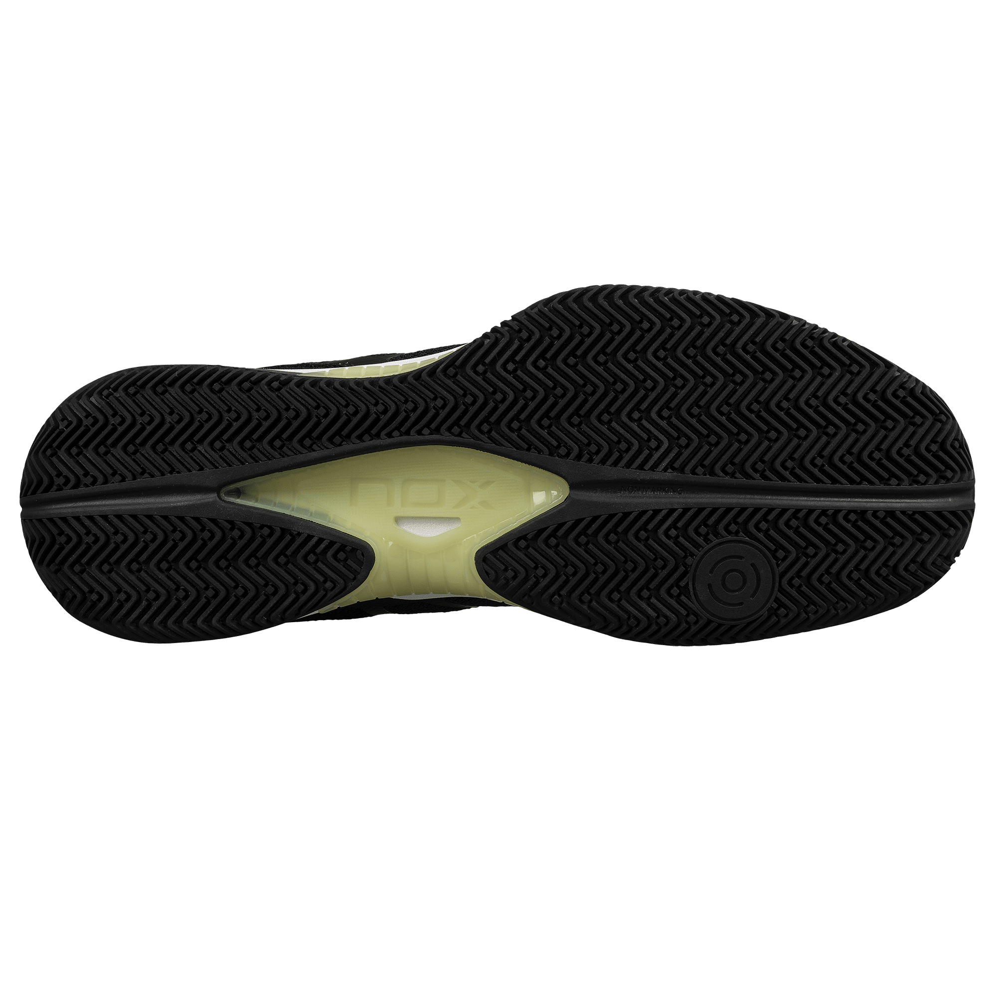 AT10 Basket chaussures de padel NERBO NOX noir / citron vert – Image 4