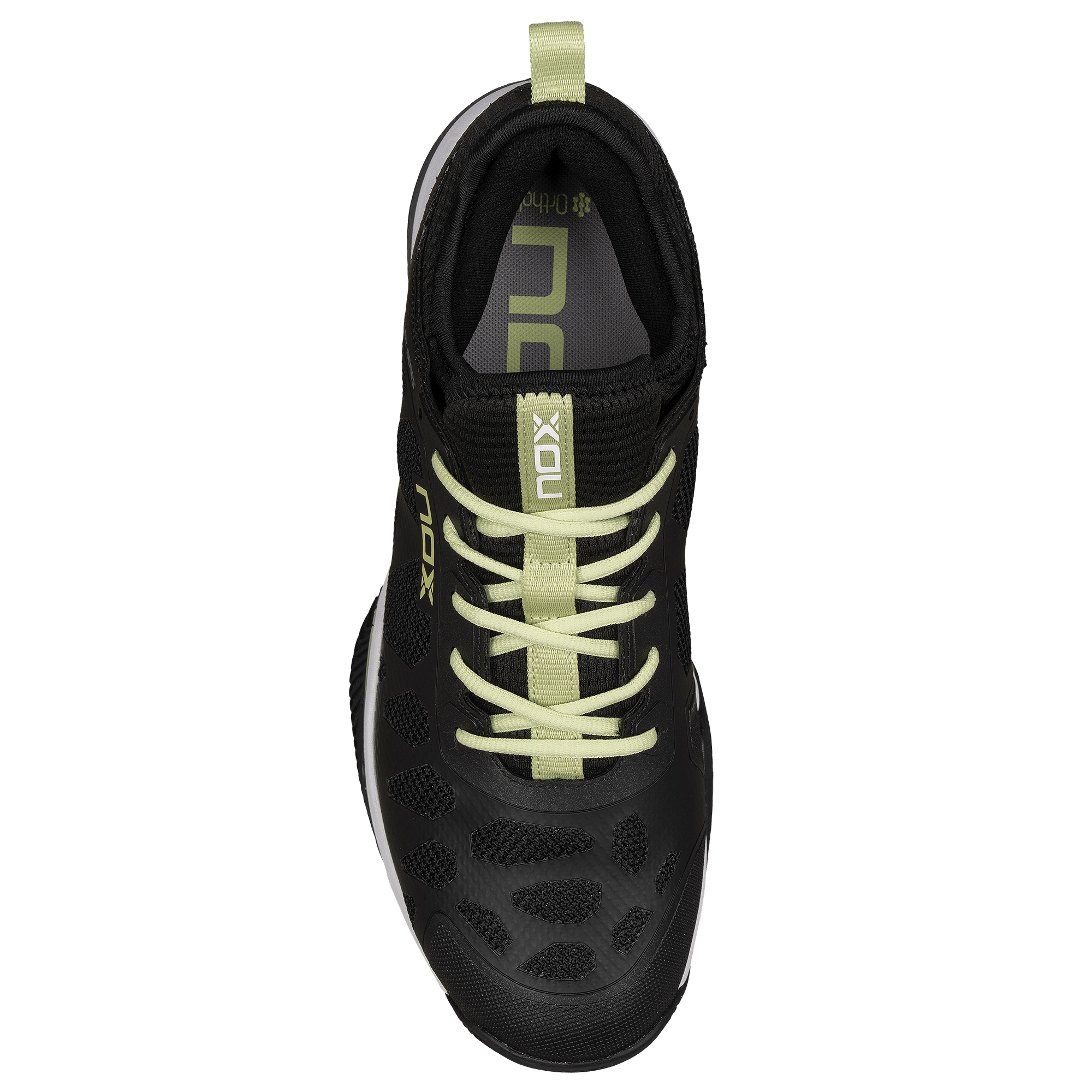 AT10 Basket chaussures de padel NERBO NOX noir / citron vert – Image 7