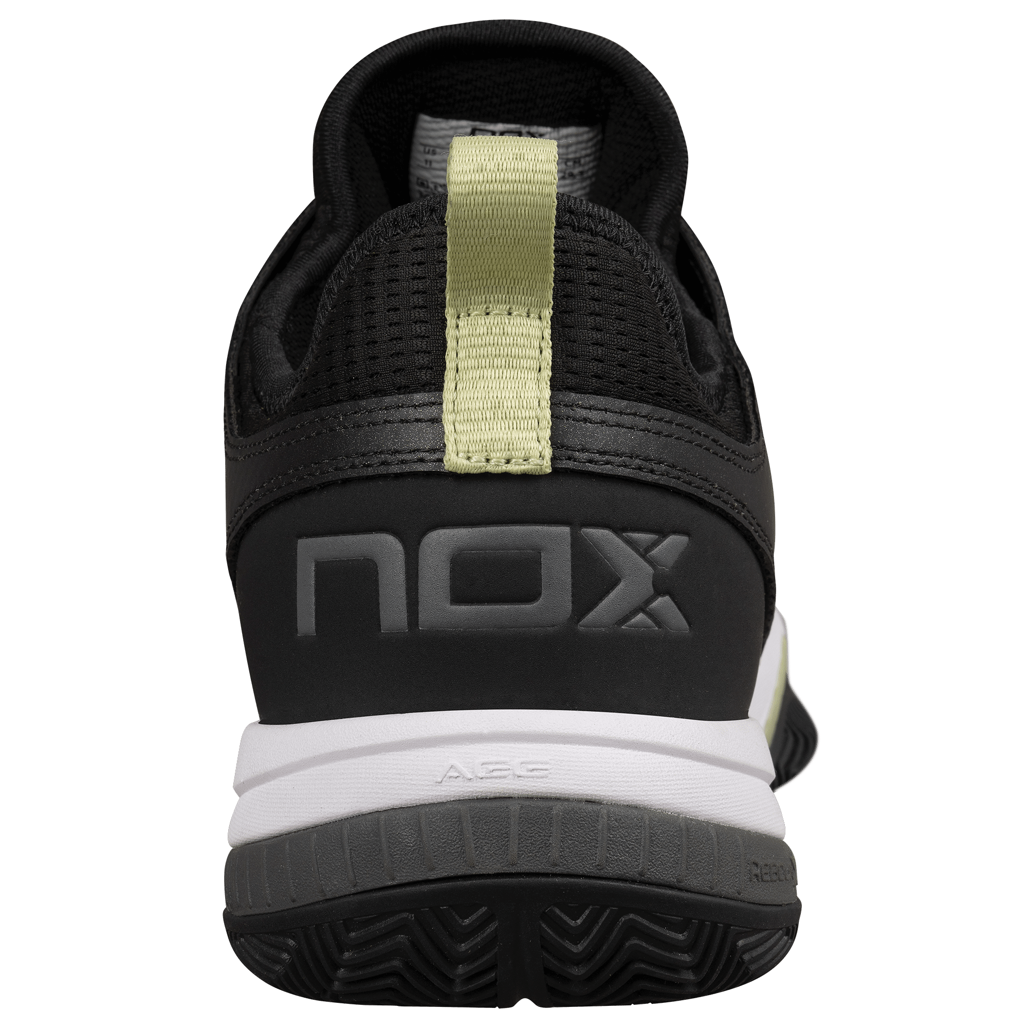 AT10 Basket chaussures de padel NERBO NOX noir / citron vert – Image 9