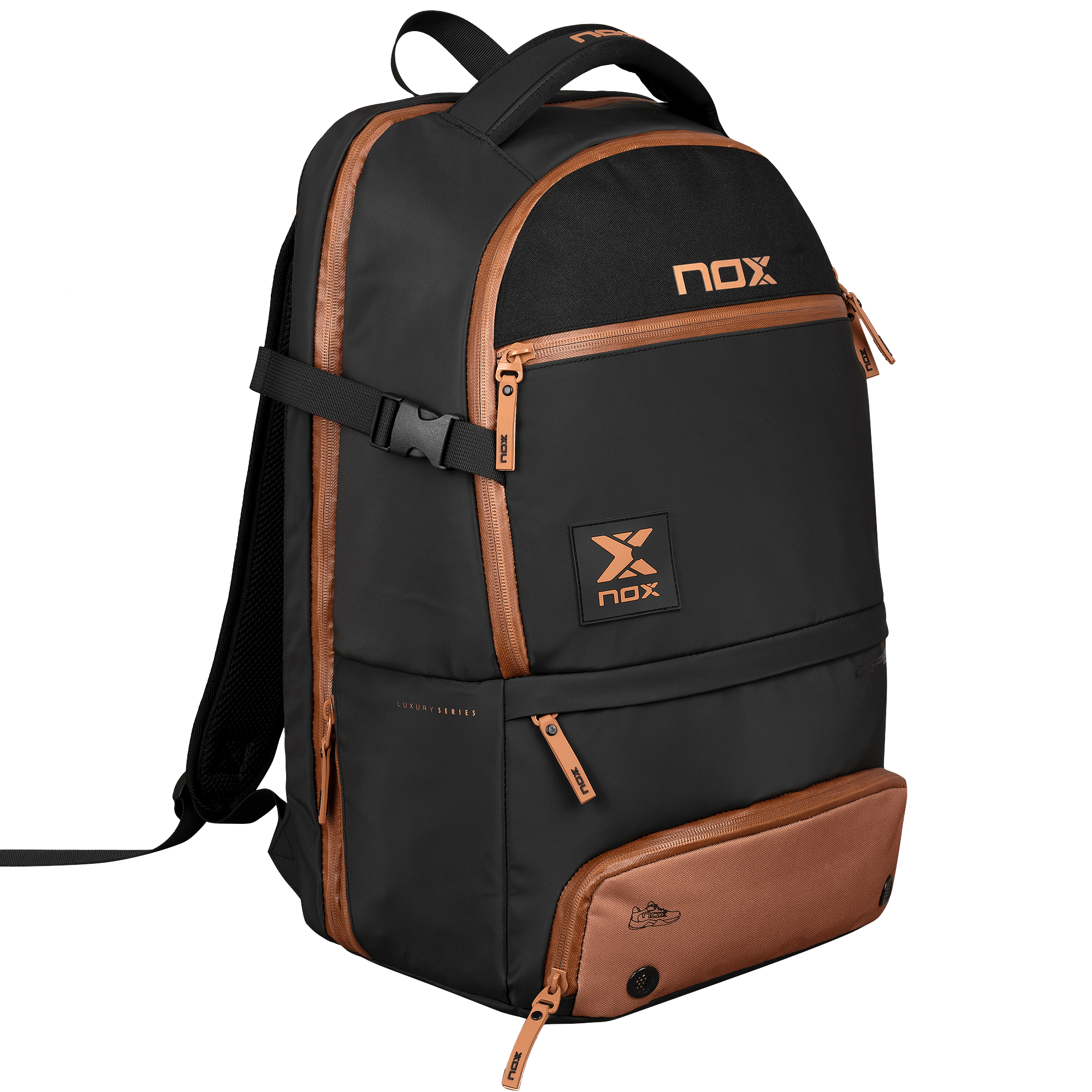 2024 - Sac à dos NOX Luxury Open Séries Noir / Marron