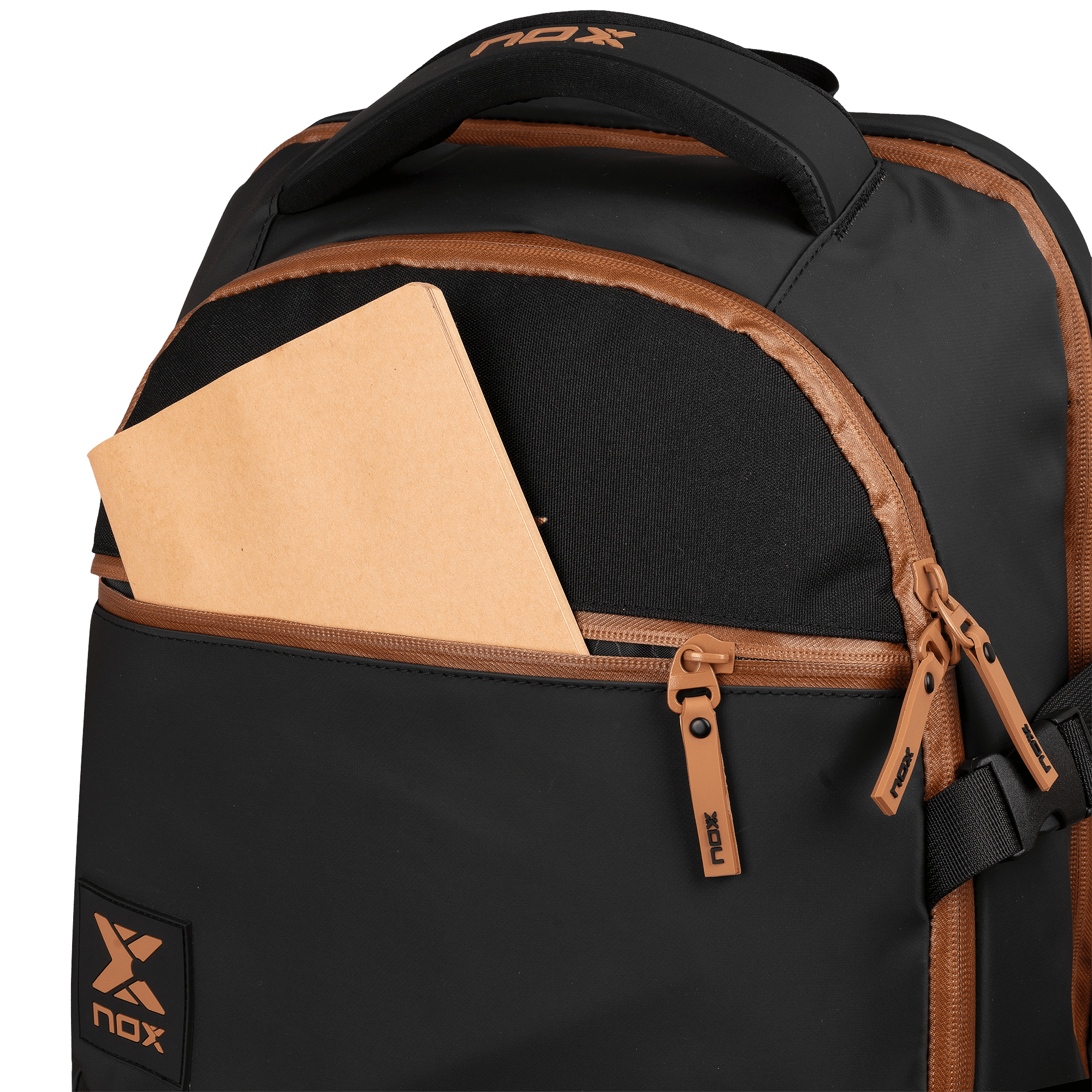 2024 - Sac à dos NOX Luxury Open Séries Noir / Marron – Image 10