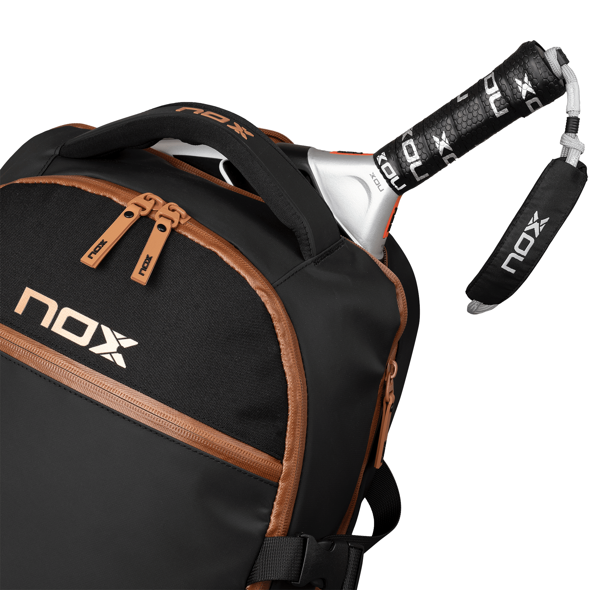2024 - Sac à dos NOX Luxury Open Séries Noir / Marron – Image 5