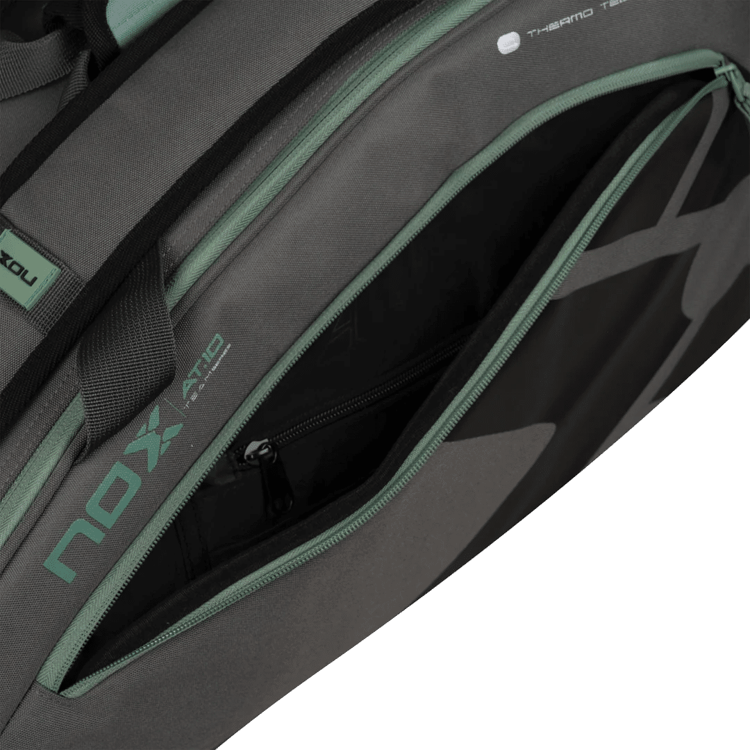2024 - Sac de padel NOX AT10 Team Gris / Vert – Image 3