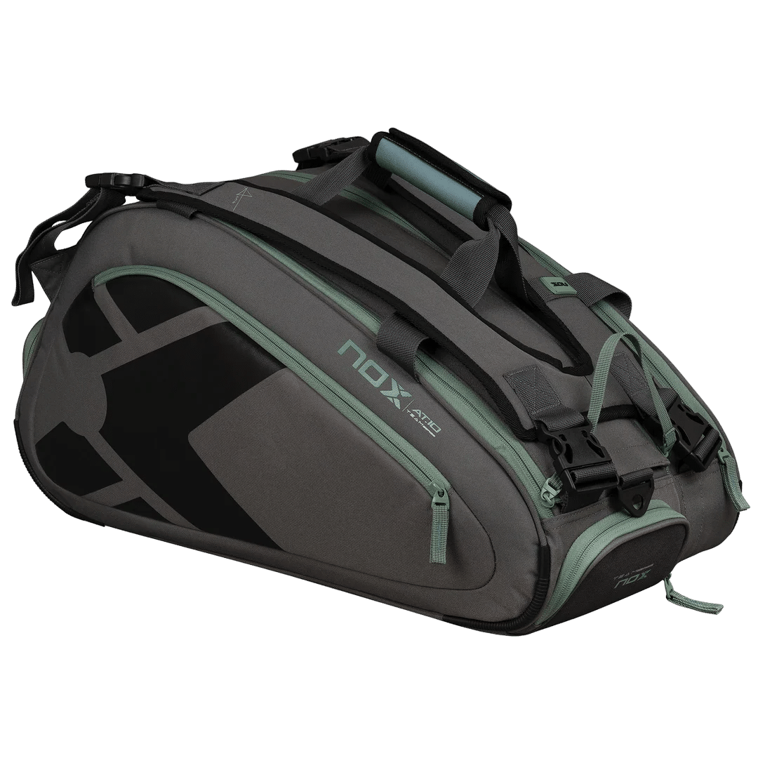 2024 - Sac de padel NOX AT10 Team Gris / Vert – Image 4