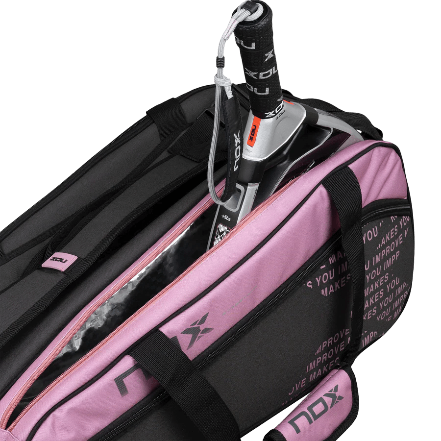 2024 - Sac de padel NOX Street Séries Gris / Rose – Image 5