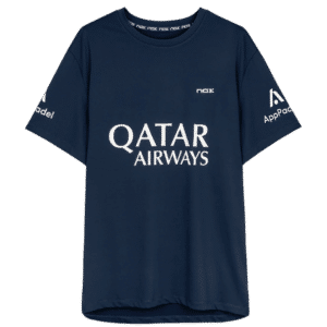 T-shirt de padel - Homme AT10 SPONSORS - Bleu Marine