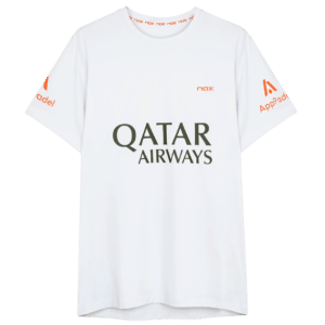 T-shirt de padel - Homme AT10 SPONSORS - Blanc