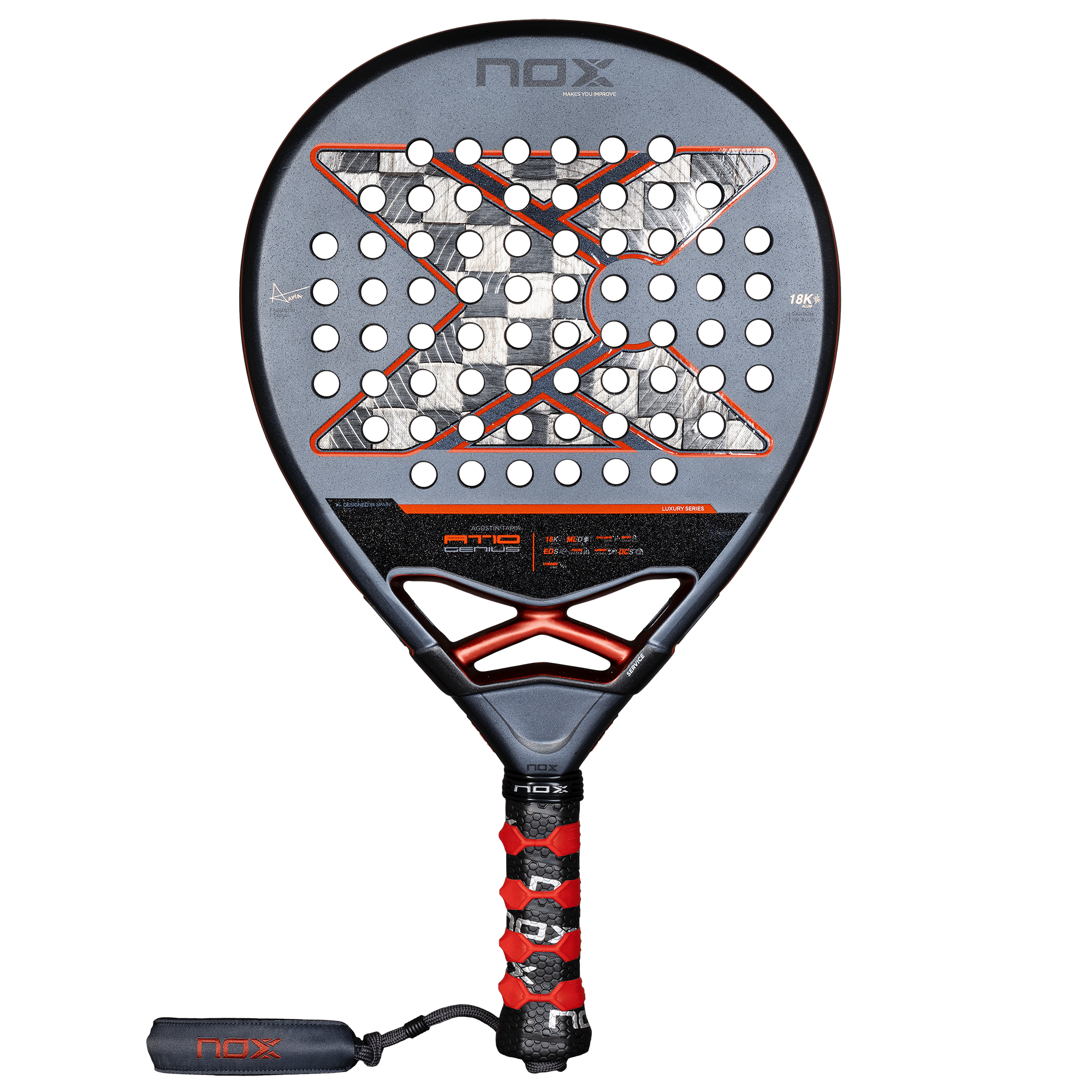 2025 - Raquette de padel AT10 Genius 18K par Agustín TAPIA – Image 7