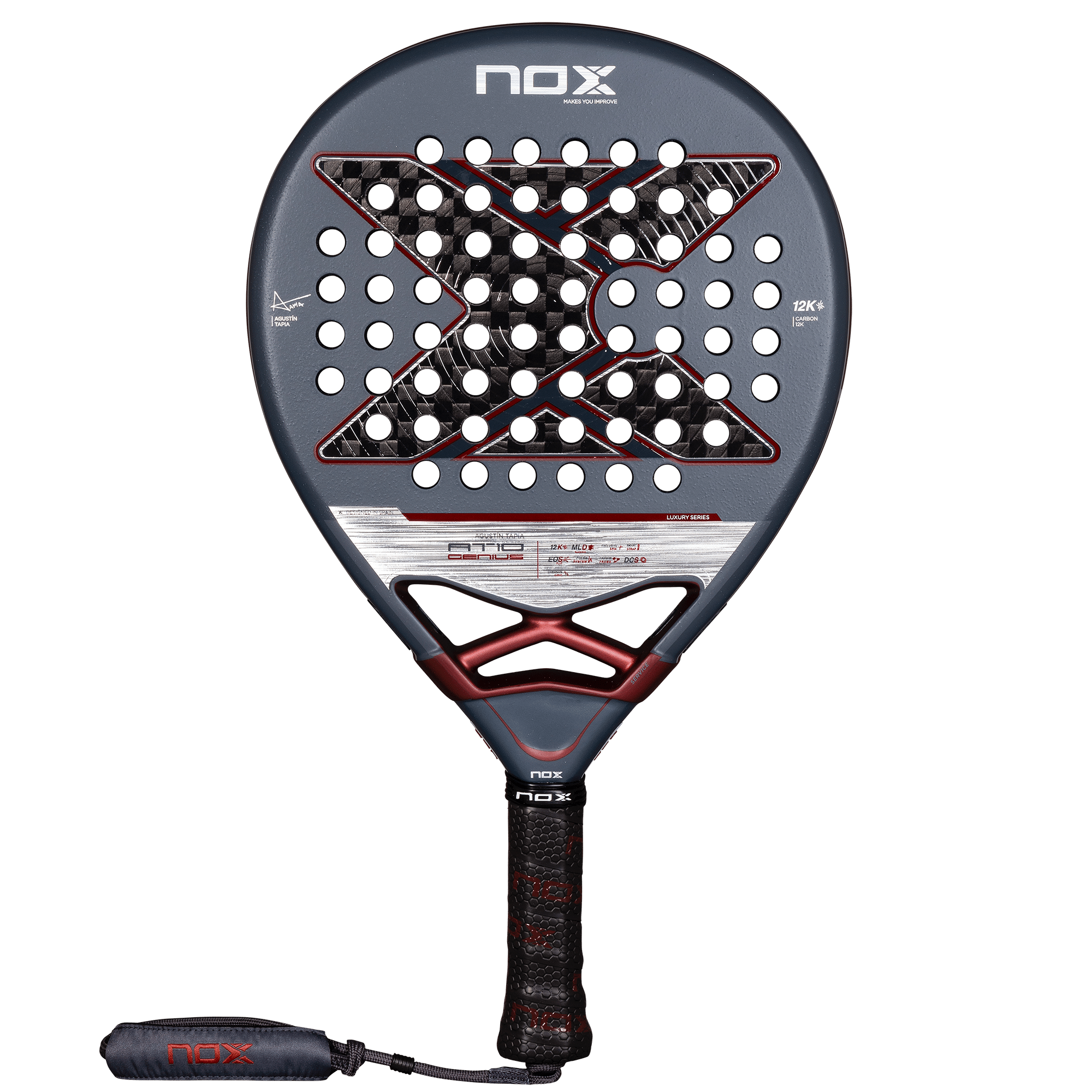 2025 - Raquette de padel AT10 Genius 12K par Agustín TAPIA