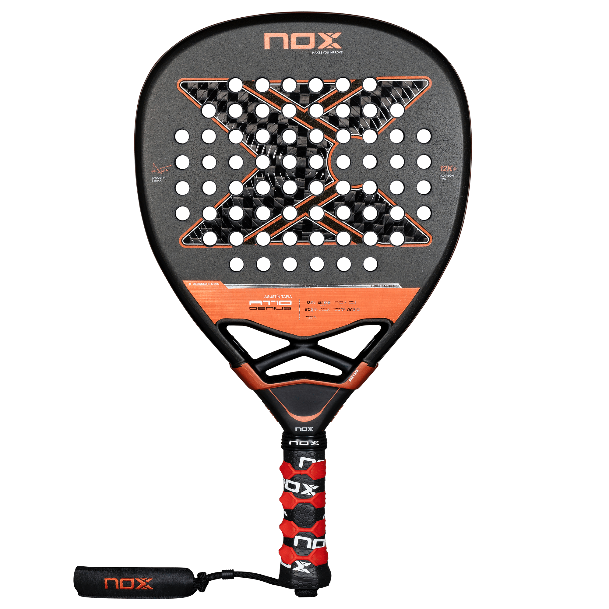 2025 - Raquette de padel AT10 Genius ATTACK 12K par Agustín TAPIA – Image 2