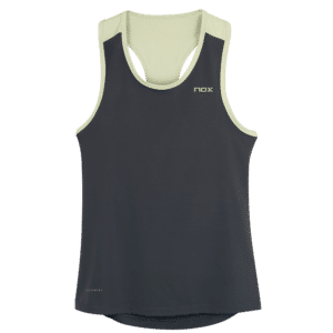 T-shirt de padel NOX - Femme PRO Charcoal Gris