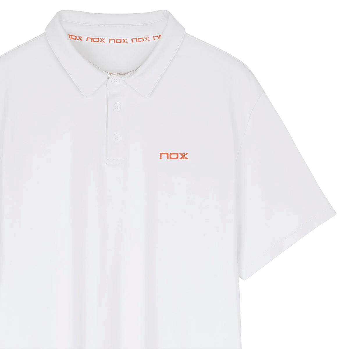 Polo de padel NOX - Homme TEAM Regular Blanc – Image 3