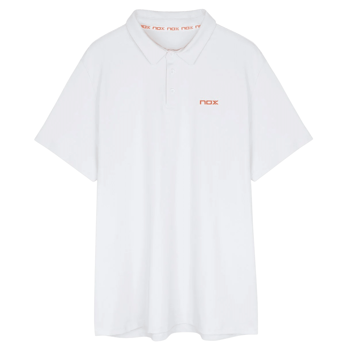 Polo de padel NOX - Homme TEAM Regular Blanc