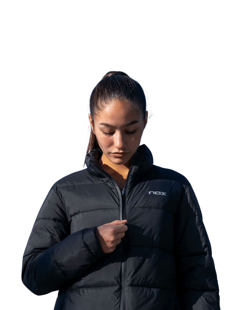 Veste matelassée Femme TEAM - Noir – Image 4