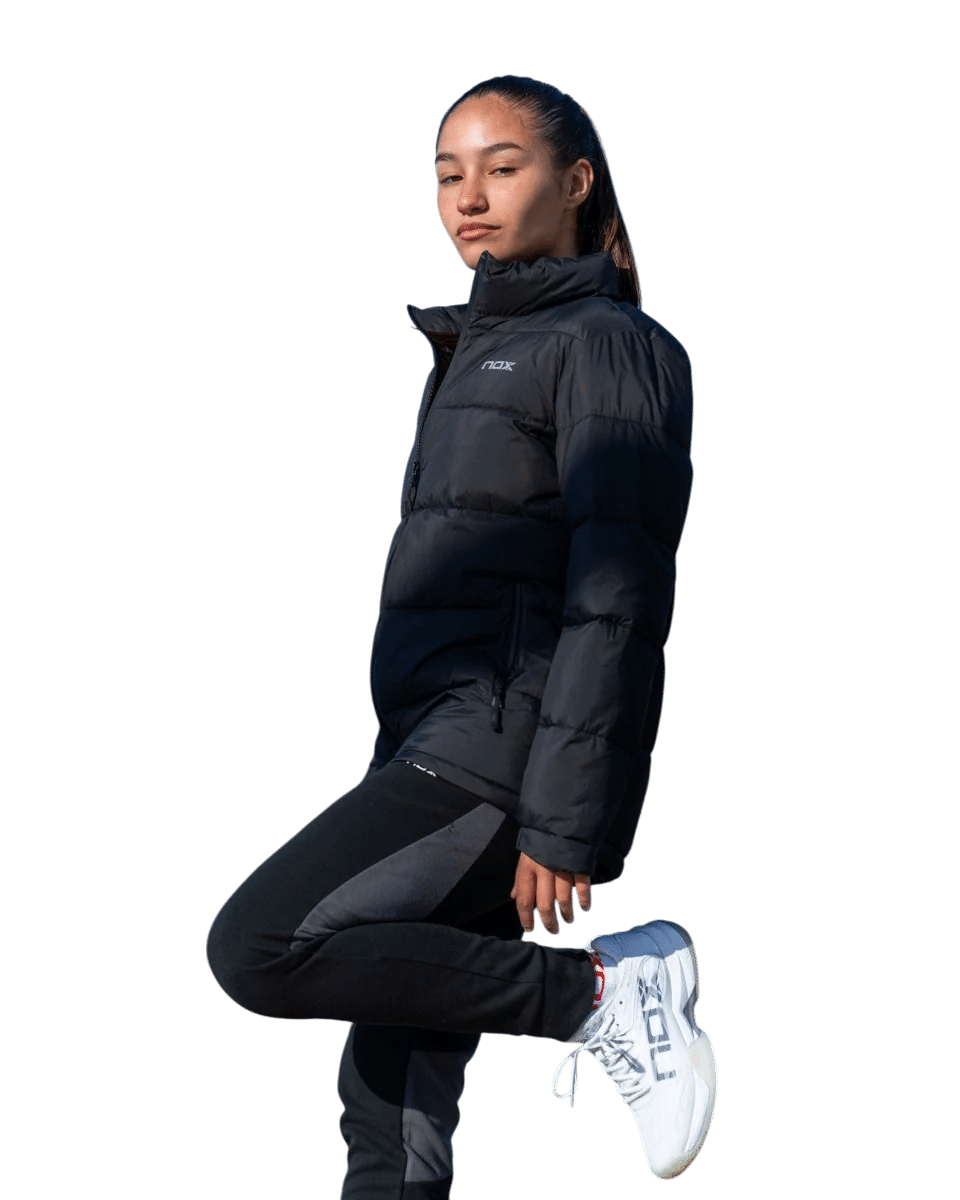 Veste matelassée Femme TEAM - Noir – Image 3