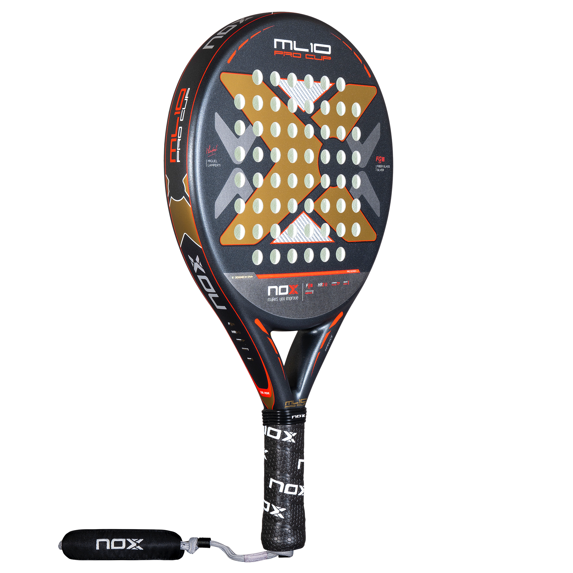 2025 - Raquette de padel ML10 Pro Cup Rough par Miguel LAMPERTI – Image 2