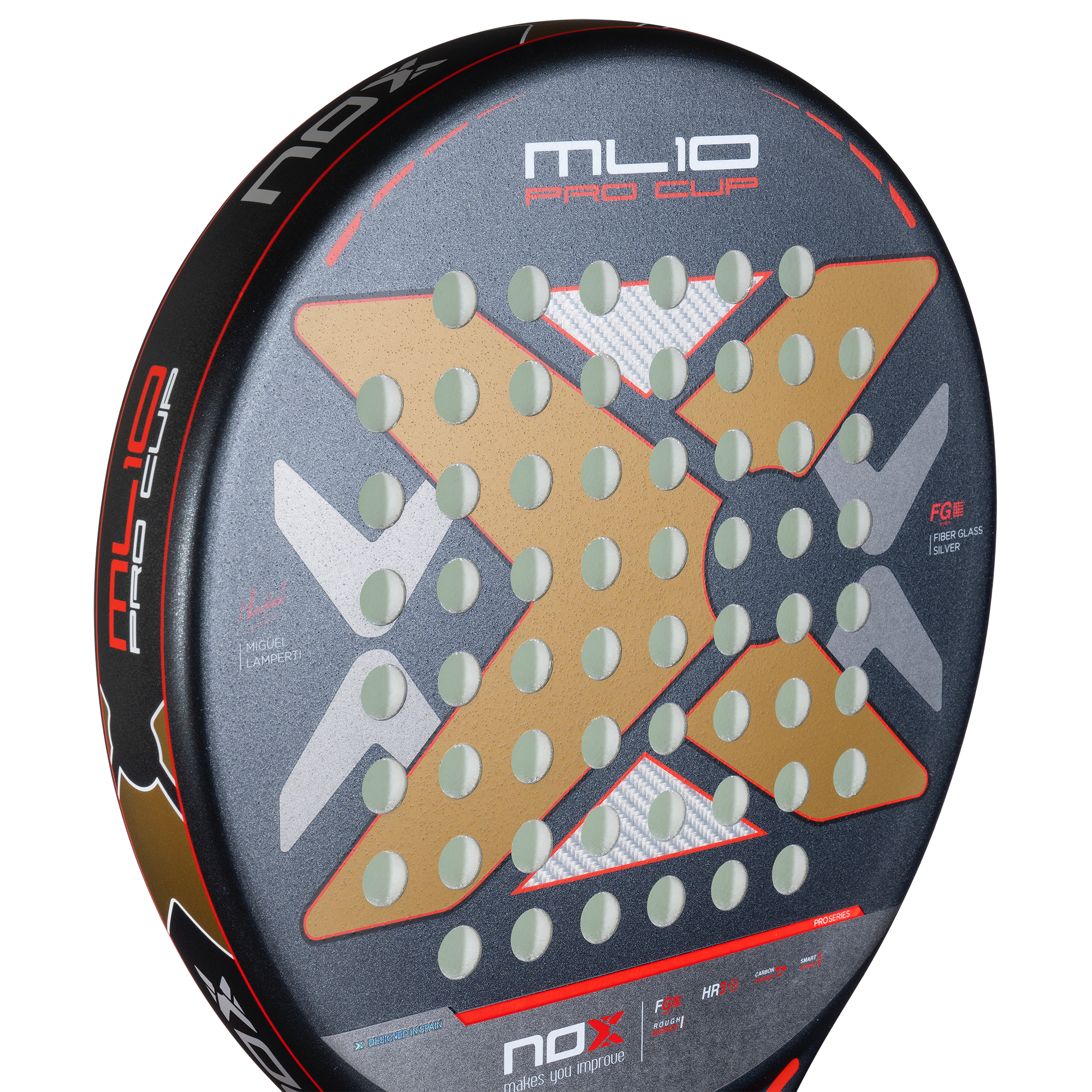 2025 - Raquette de padel ML10 Pro Cup Rough par Miguel LAMPERTI – Image 6