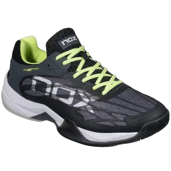 AT10 Basket chaussures de padel NOX gris/ vert – Image 3