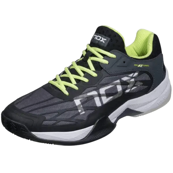 AT10 Basket chaussures de padel NOX gris/ vert – Image 4